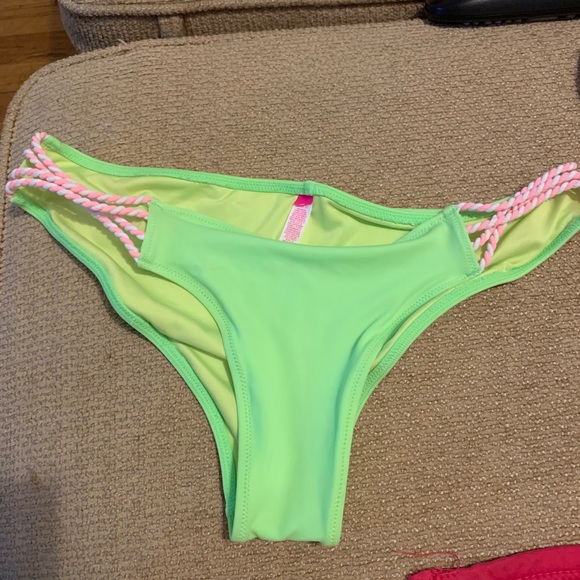 Victoria Secret Green Bikini Bottoms - Picture 1 of 5